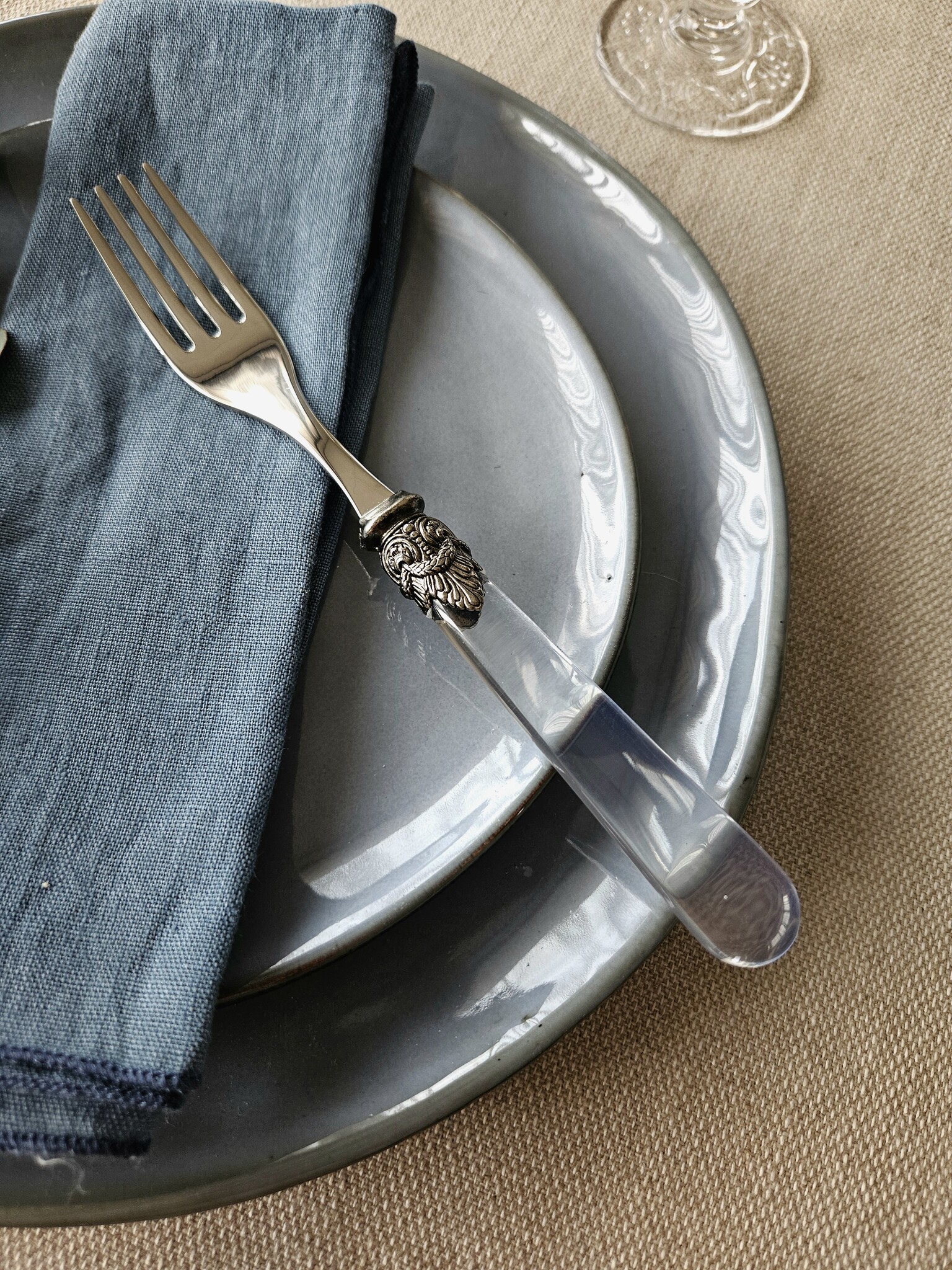 Vork, Transparant, voor het diner, EME Napoleon