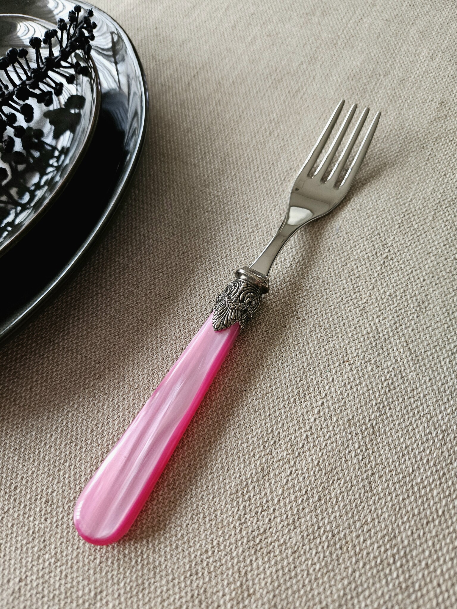 Tafelgabel, Fuchsia (perlmutt), EME Napoleon