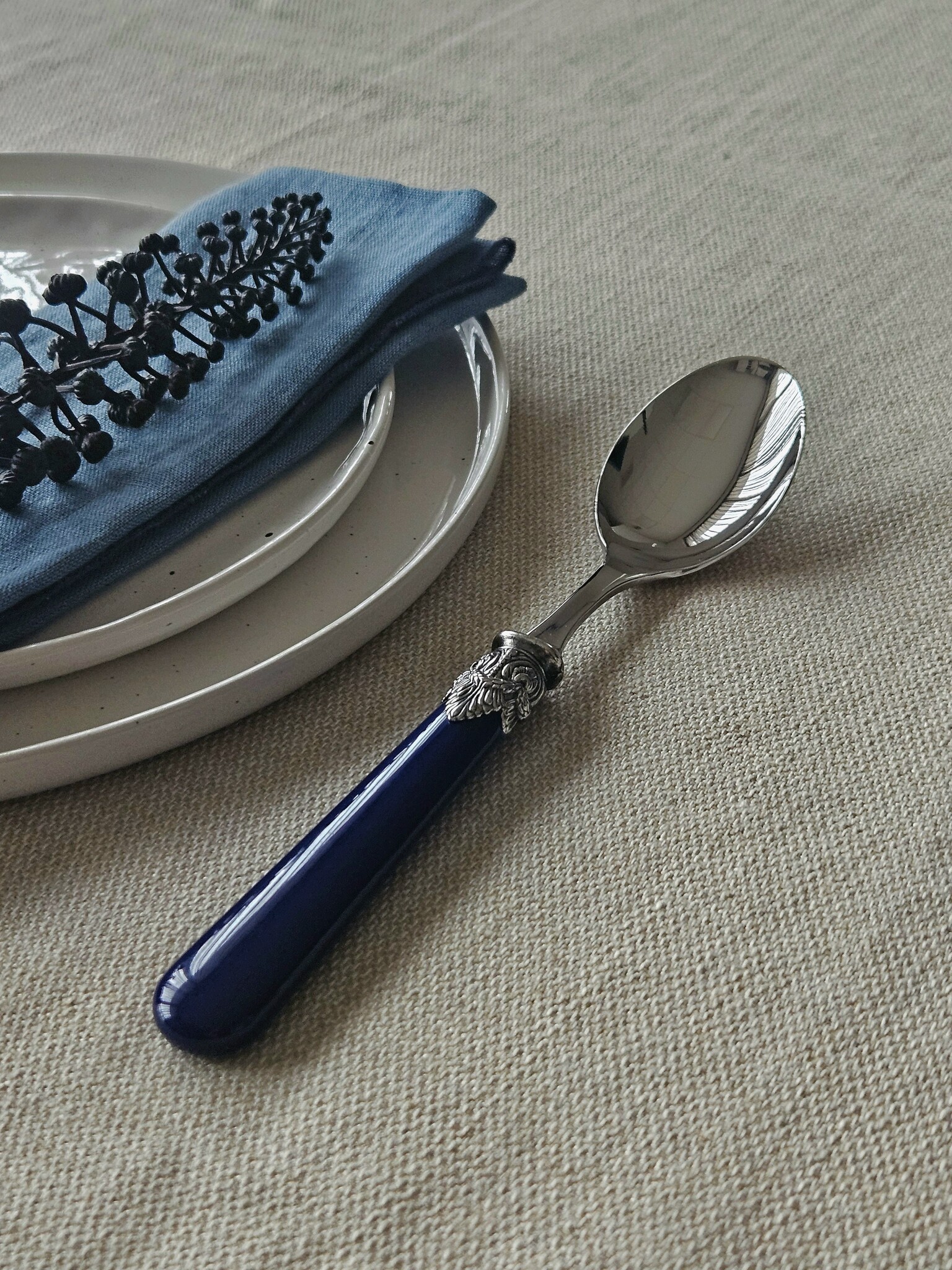 Spoon, Blue (matte), Dinner