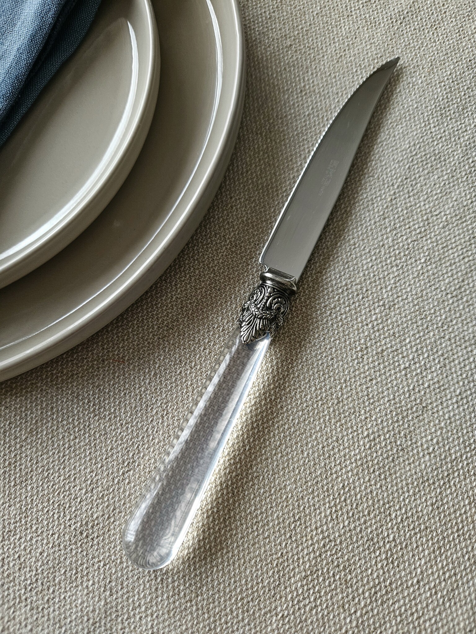 Cuchillo para Carne, Transparente