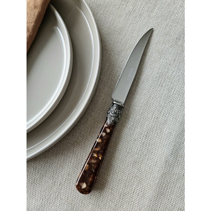 Couteau à Steak, Brun (éclat nacré)