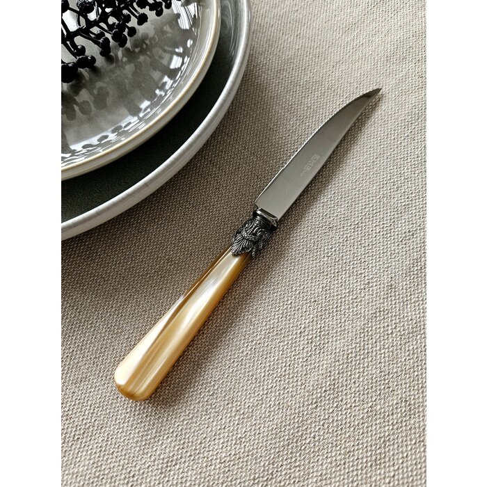 Cuchillo para Carne, Miel Oro (nácar)