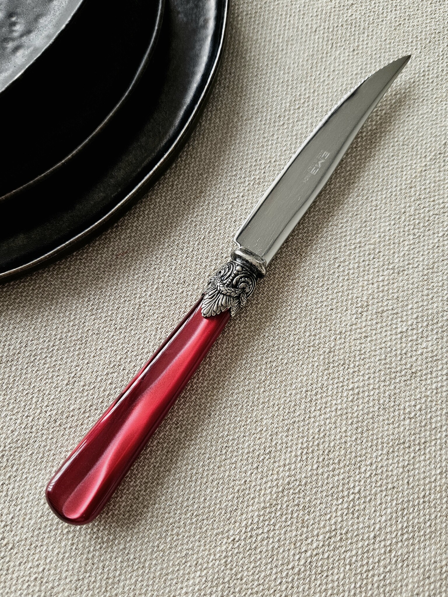 Cuchillo para Carne, Rojo (nácar)
