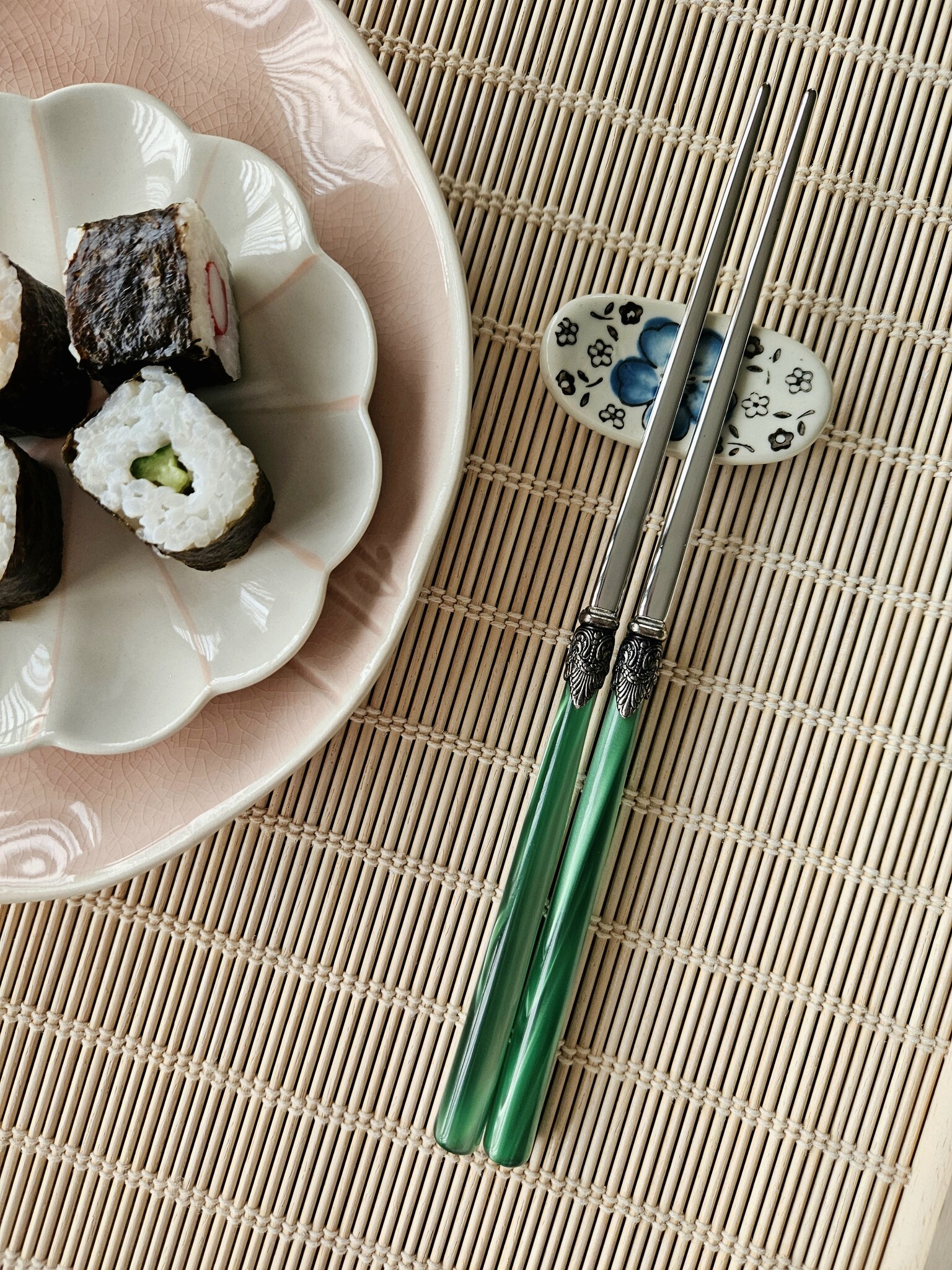 Chopsticks, Groen (parelmoerglans)