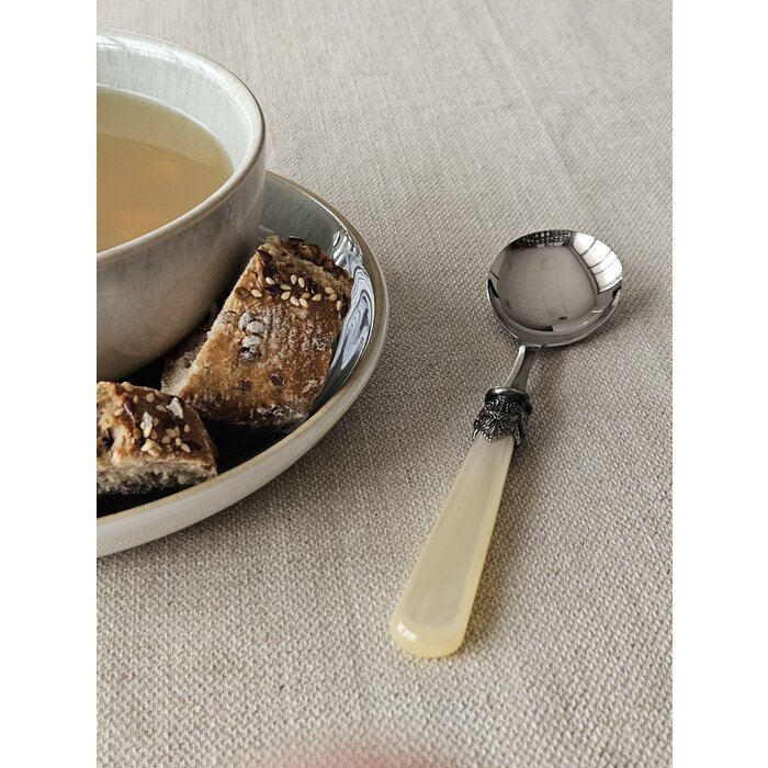 Spoon, Ivory (mother-of-pearl sheen), for Soup