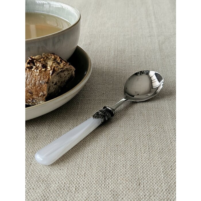 Lepel, Wit (parelmoer), voor Soep, EME Napoleon