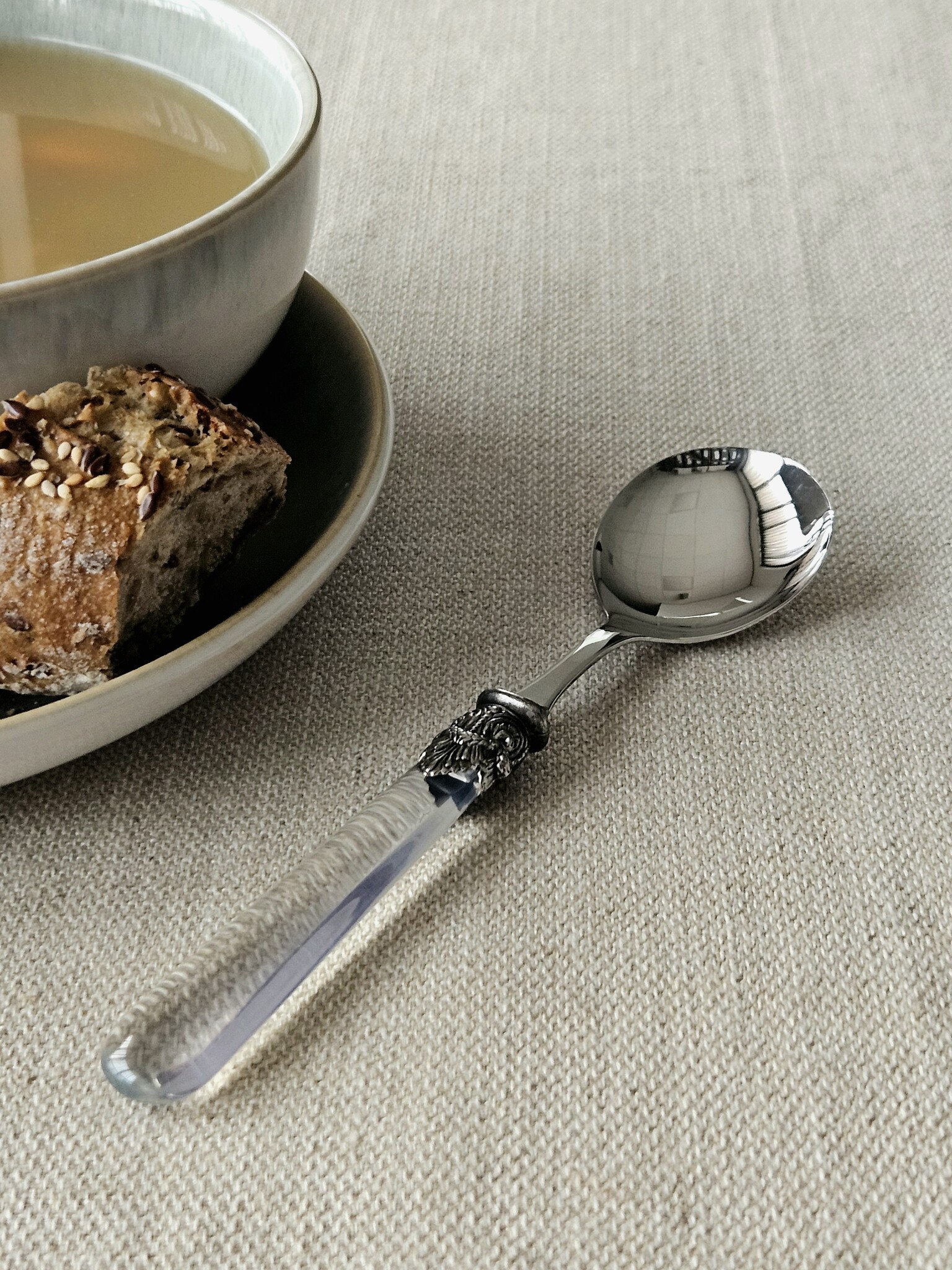 Cuillère, Transparent, pour Soupe