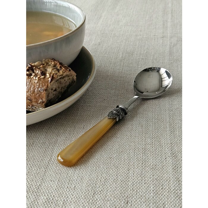 Löffel, Elfenbein Honig (perlmutt), für Suppe, EME Napoleon