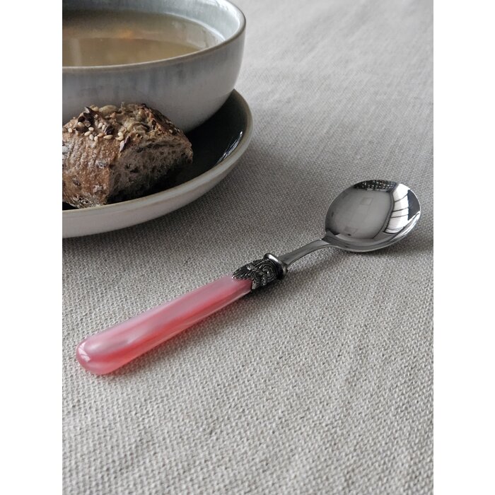Löffel, Rosa (perlmuttglanz), für Suppe