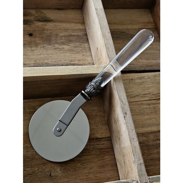 Pizza Cutter, with Transparent handle