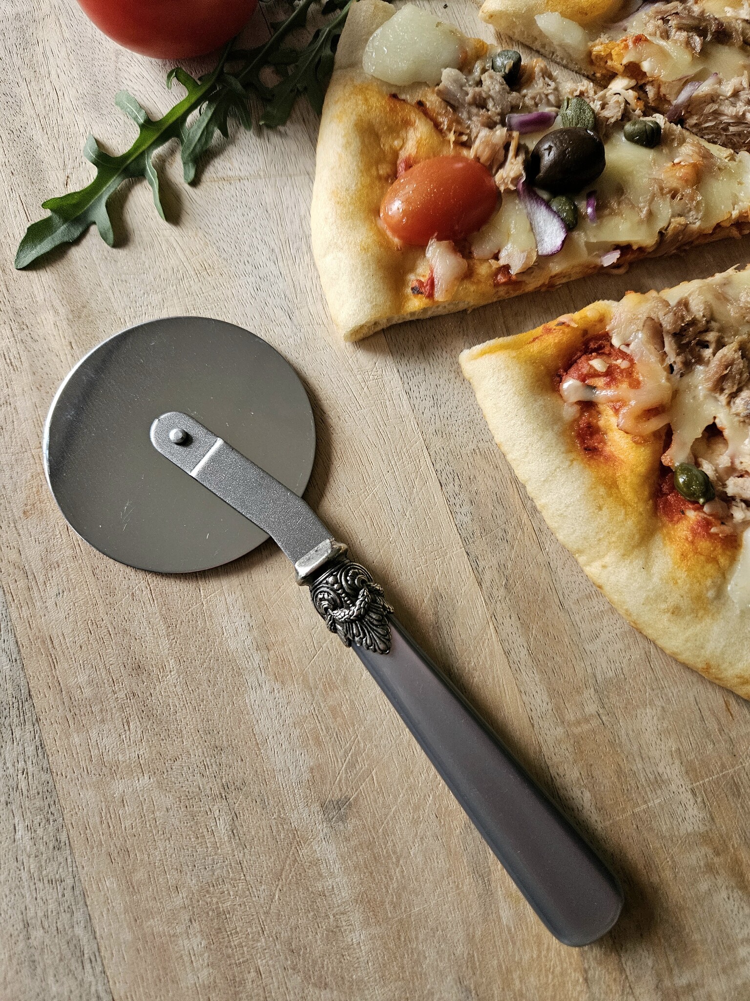 Pizzaschneider, Grau (perlmutt), EME Napoleon