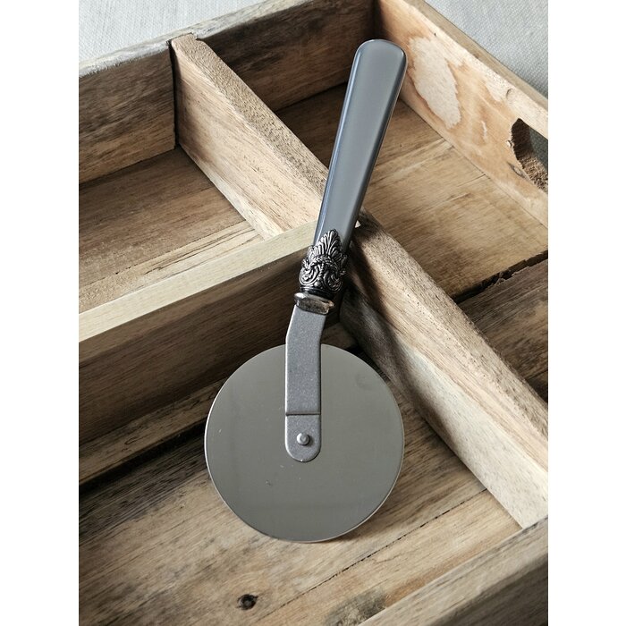 Pizza Cutter, with Gray handle (mother-of-pearl)