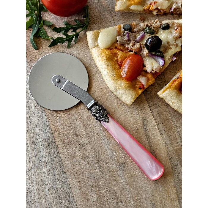 Coupe-Pizza, avec manche Rose (nacré)