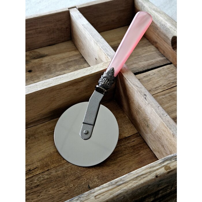 Coupe-Pizza, avec manche Rose (éclat nacré)