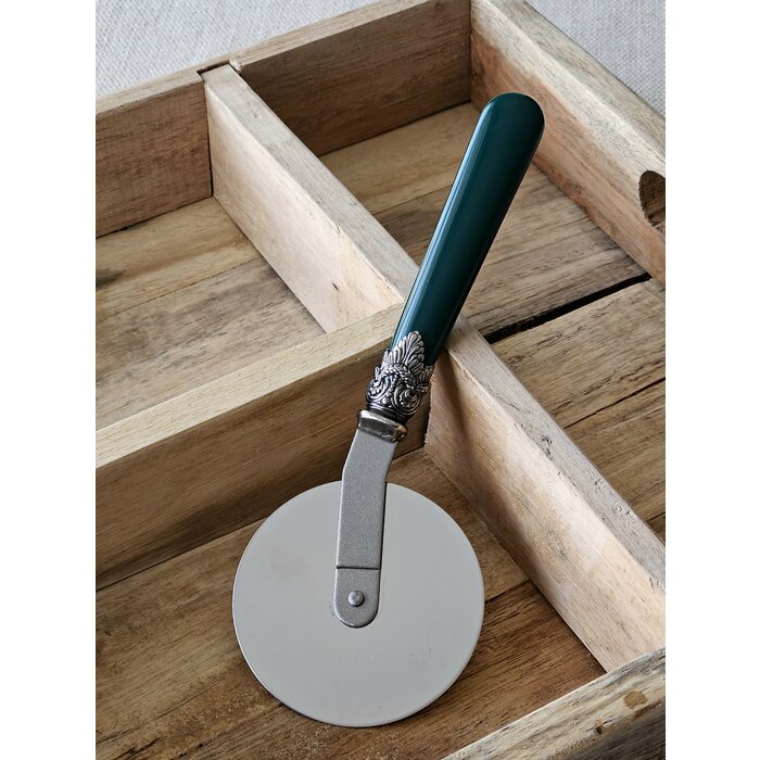 Pizza Cutter, with Green handle (matte)