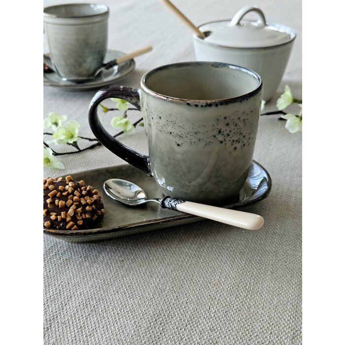 Cucharilla de té, pequeña, con mango Marfil (mate)