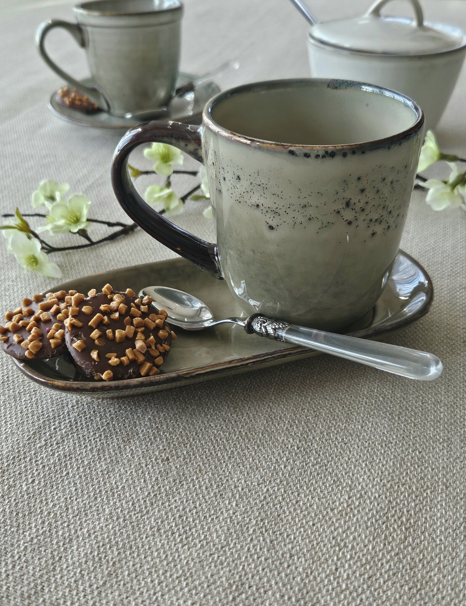 Cuillère à Thé, petite, avec manche Transparent