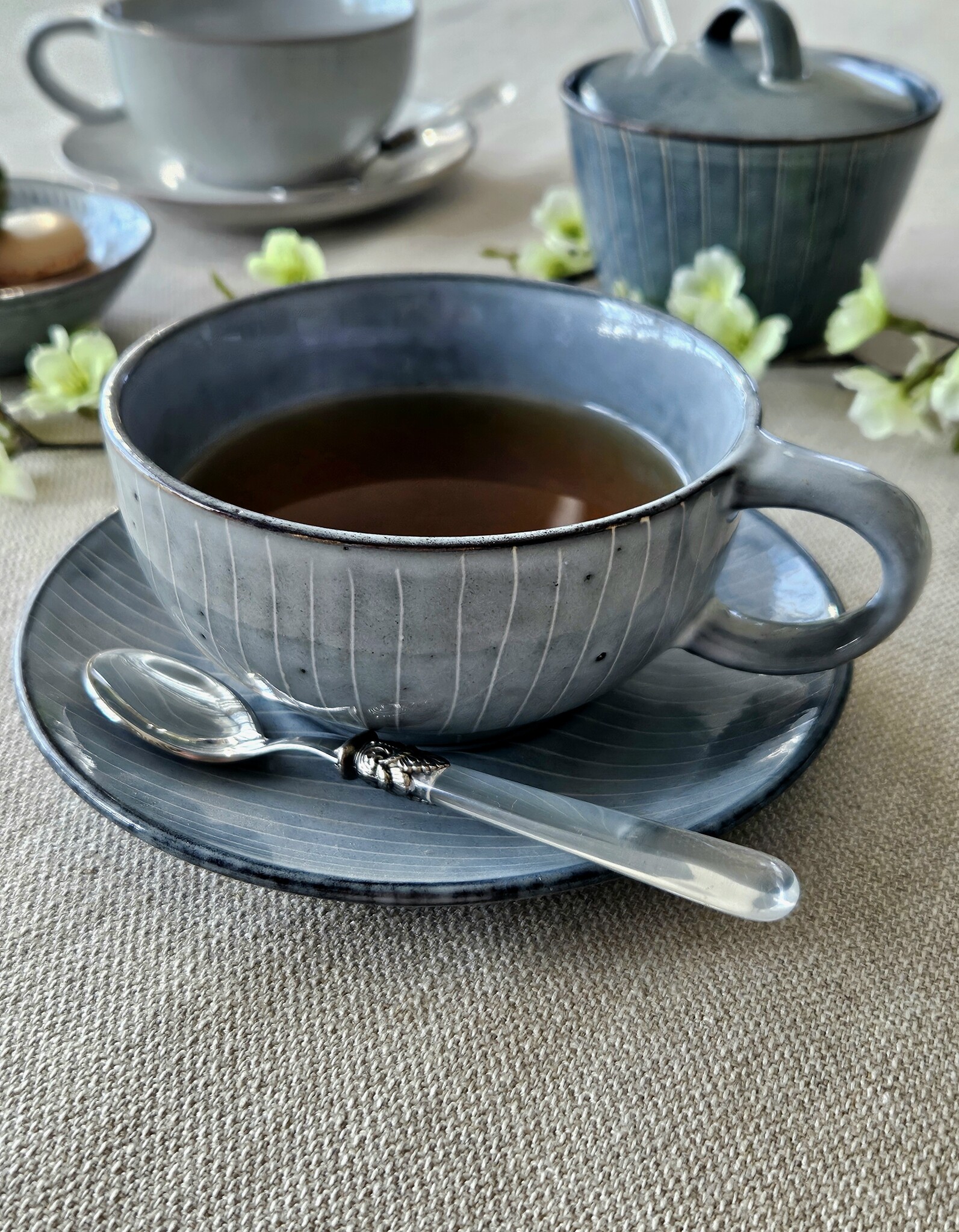 Cuillère à Thé, petite, avec manche Transparent