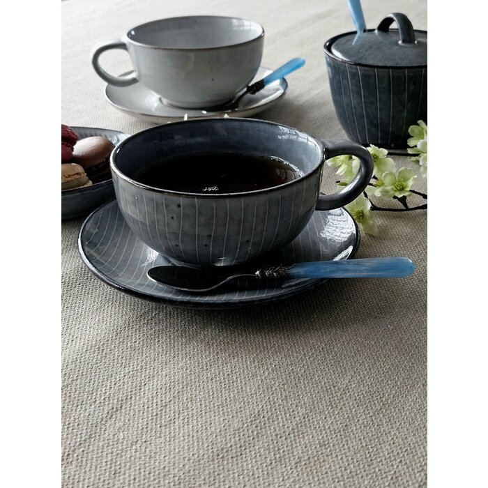 Teelöffel klein, Hellblau (perlmutt), EME Napoleon