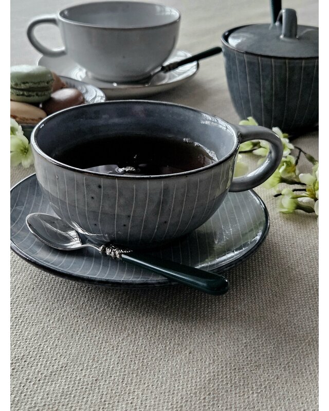 Small teaspoon, green (matte), EME Napoleon