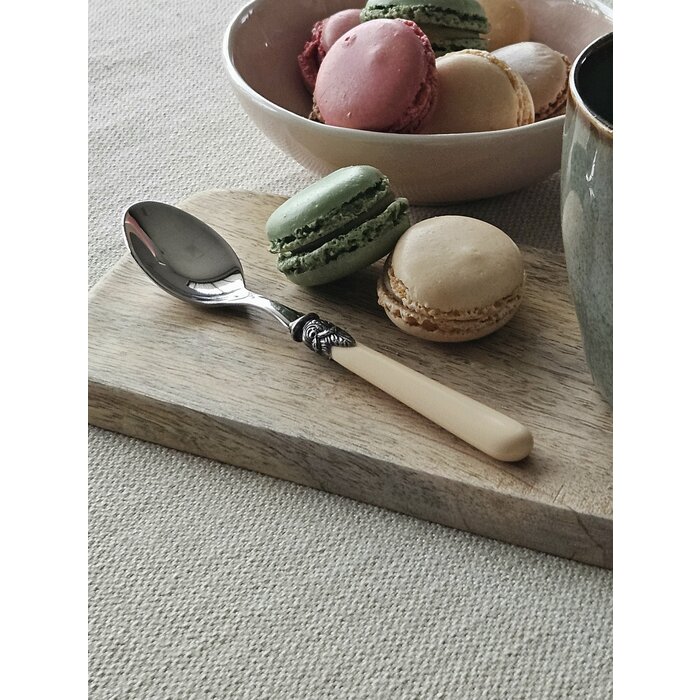 Teaspoon, with Ivory handle (matte)