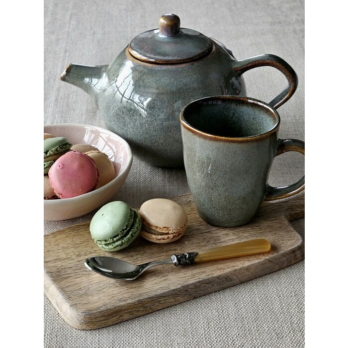 Cuillère à Thé, avec manche Miel Or (nacré)