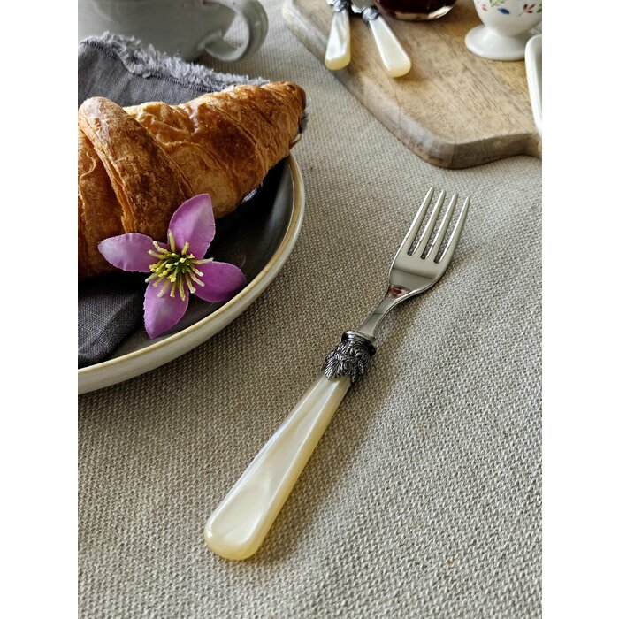 Tenedor, Marfil (nácar), Desayuno