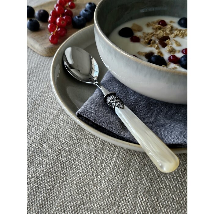 Frühstückslöffel, Elfenbein (perlmutt), EME Napoleon