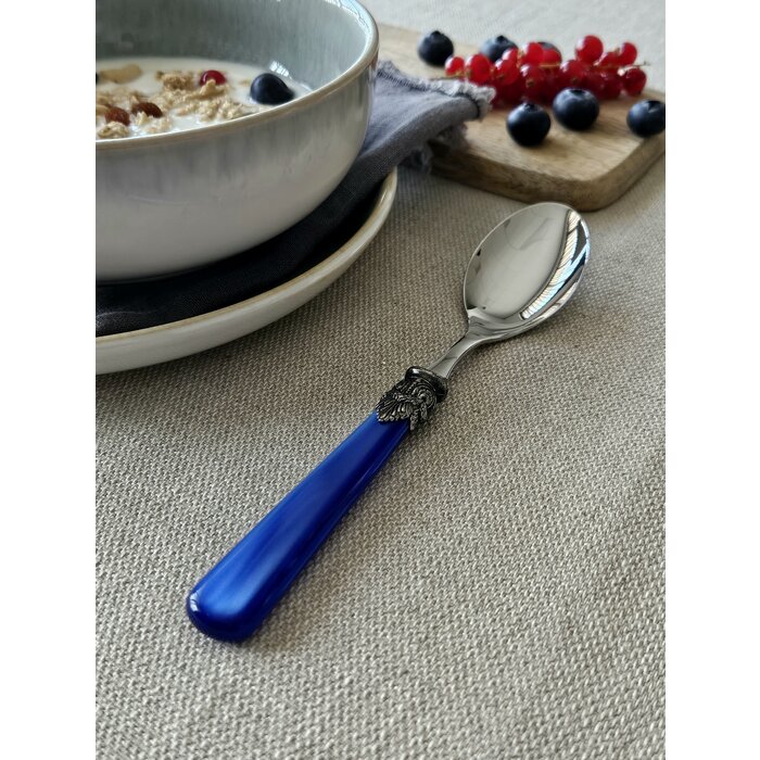 Lepel, Blauw (parelmoer), voor het ontbijt, EME Napoleon