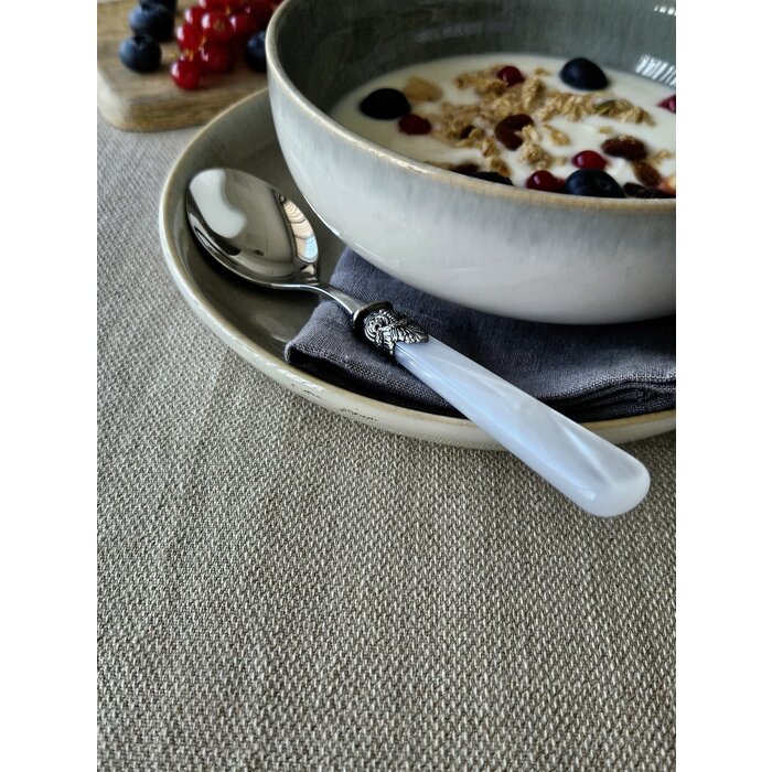 Frühstückslöffel, Weiß (perlmutt), EME Napoleon