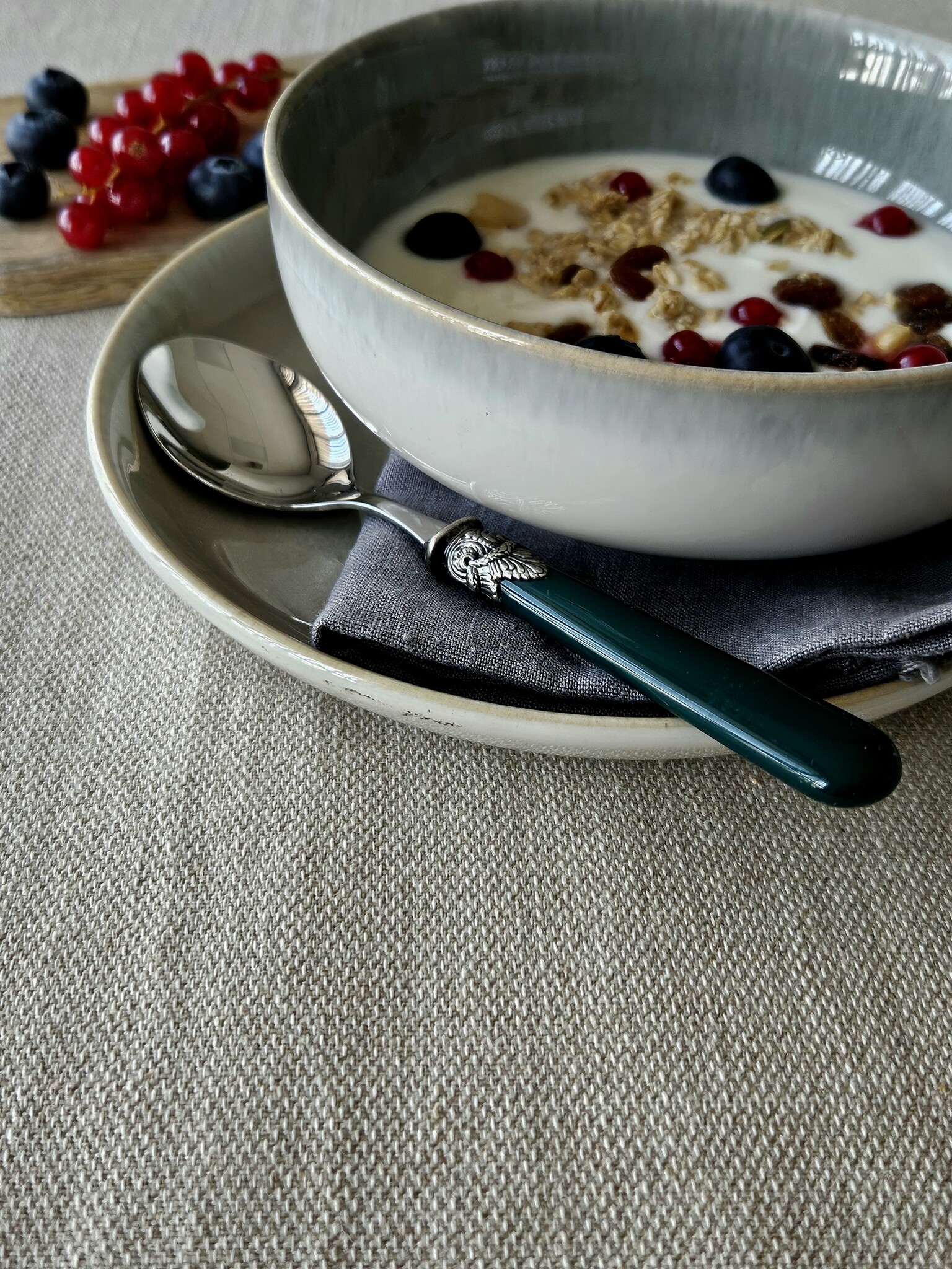 Spoon, Green (matte), Breakfast
