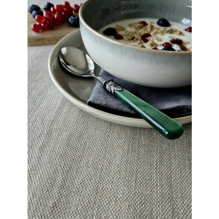 Spoon, Green (mother-of-pearl), Breakfast