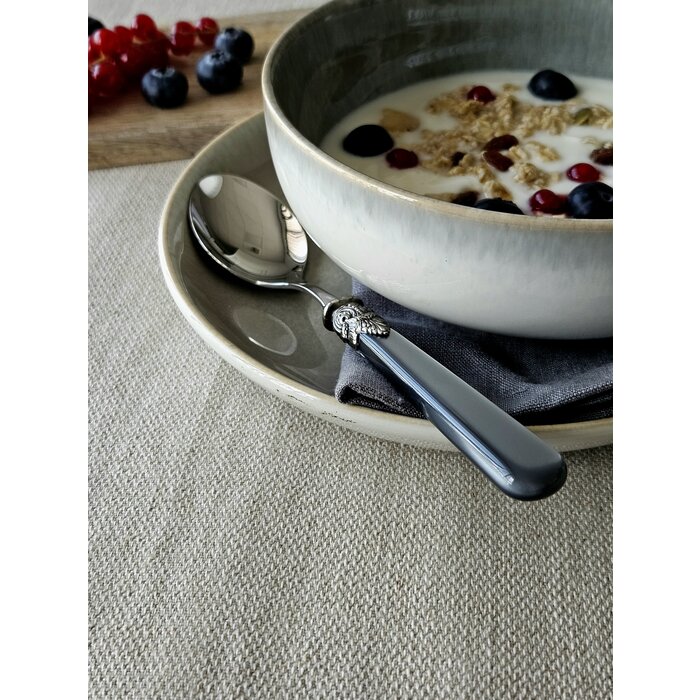 Spoon, Gray (mother-of-pearl sheen), Breakfast