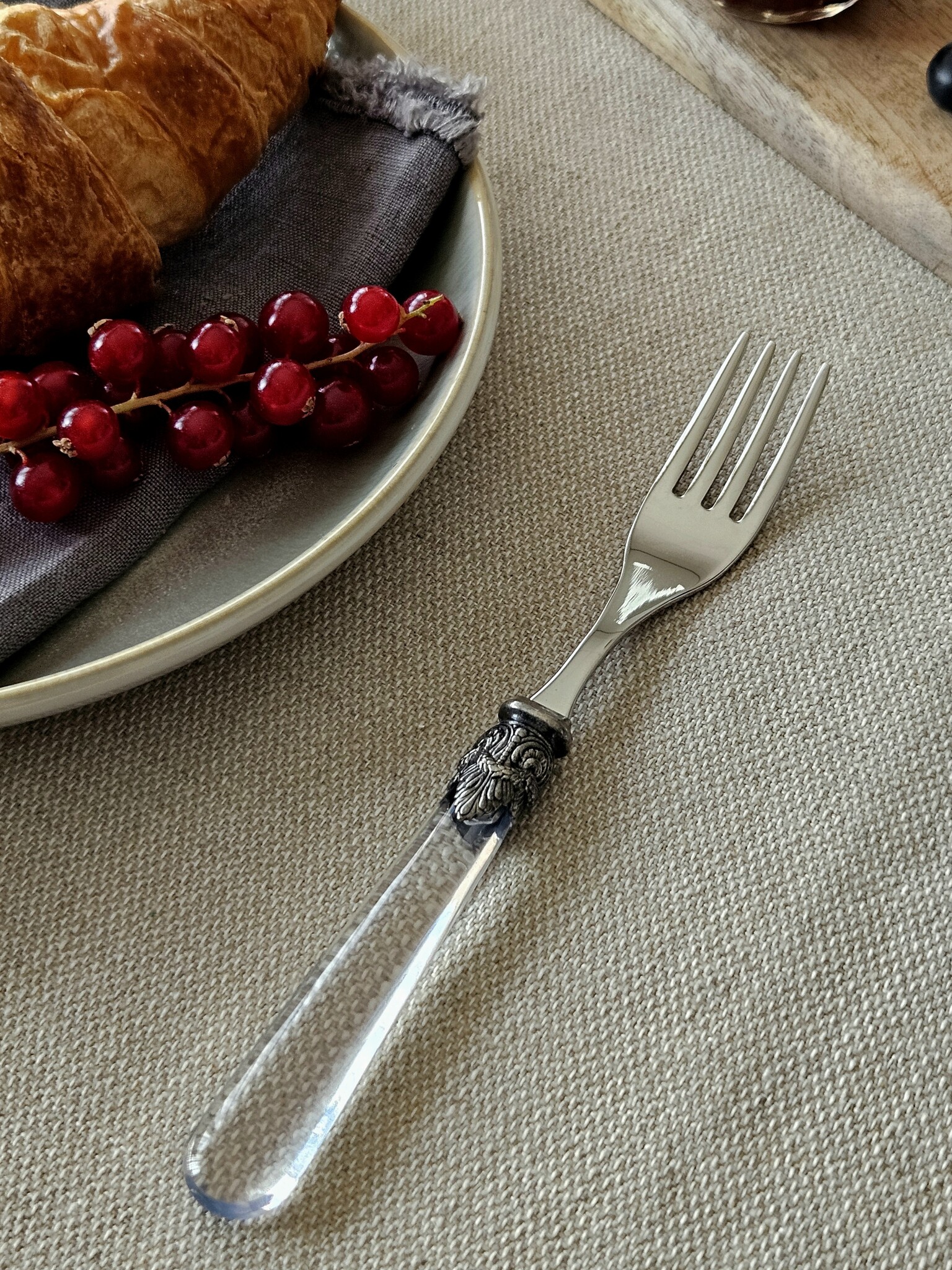 Frühstücksgabel, Transparent, EME Napoleon