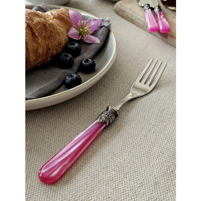 Frühstücksgabel, Fuchsia (perlmutt), EME Napoleon