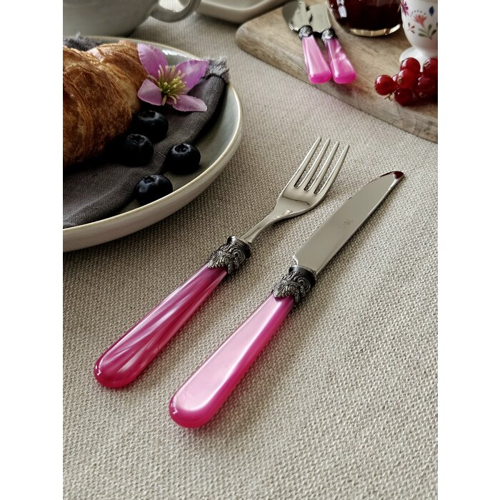 Vork, Fuchsia (parelmoer), voor het ontbijt, EME Napoleon