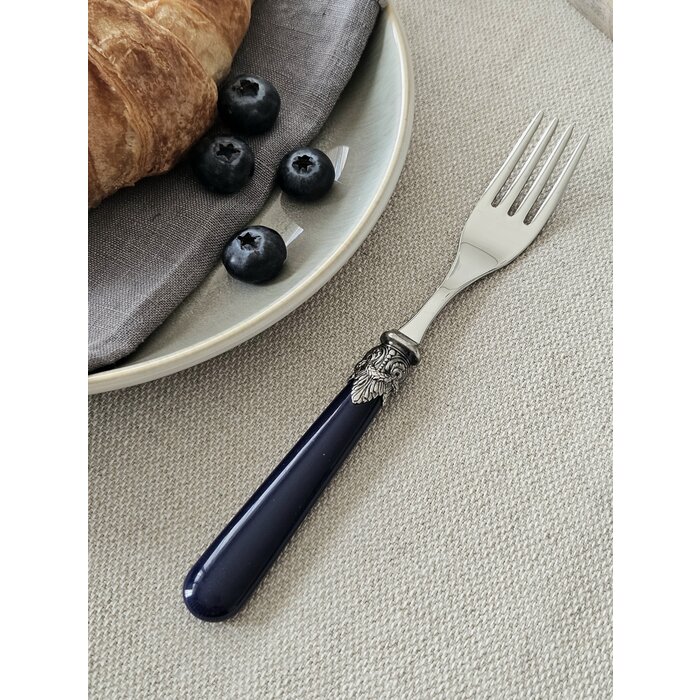 Vork, Blauw (mat), voor het ontbijt, EME Napoleon