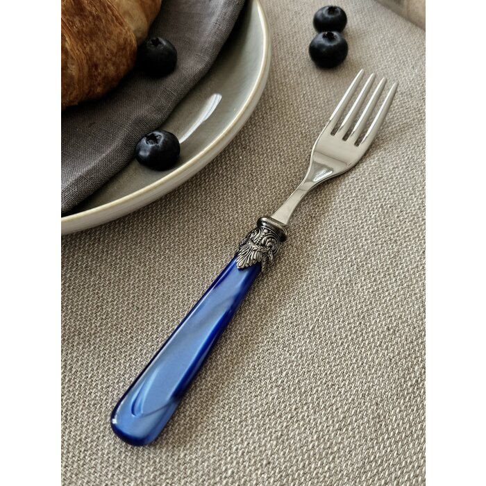 Vork, Blauw (parelmoerglans), Ontbijt