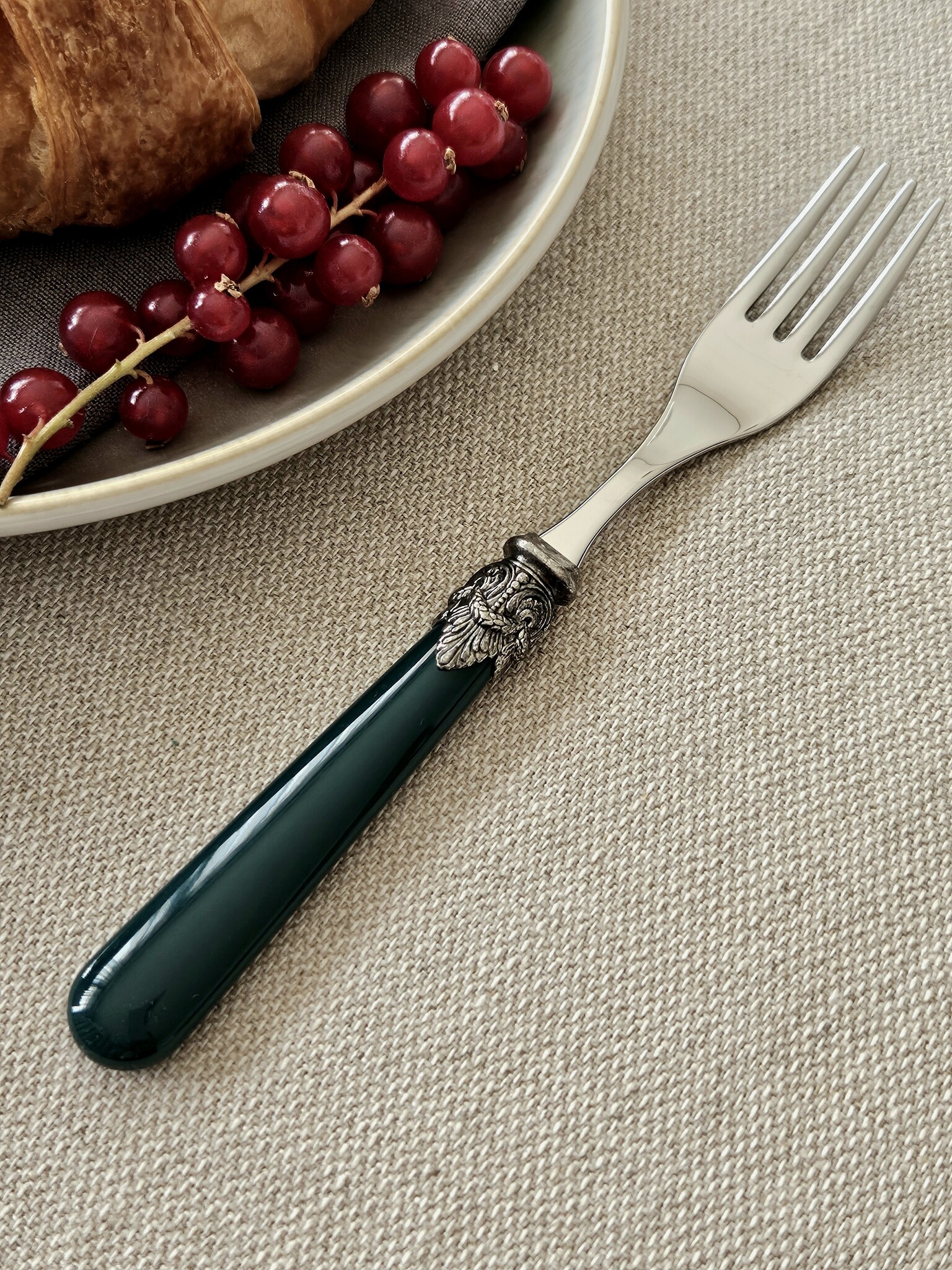 Fourchette, Vert (mat), Petit-Déjeuner