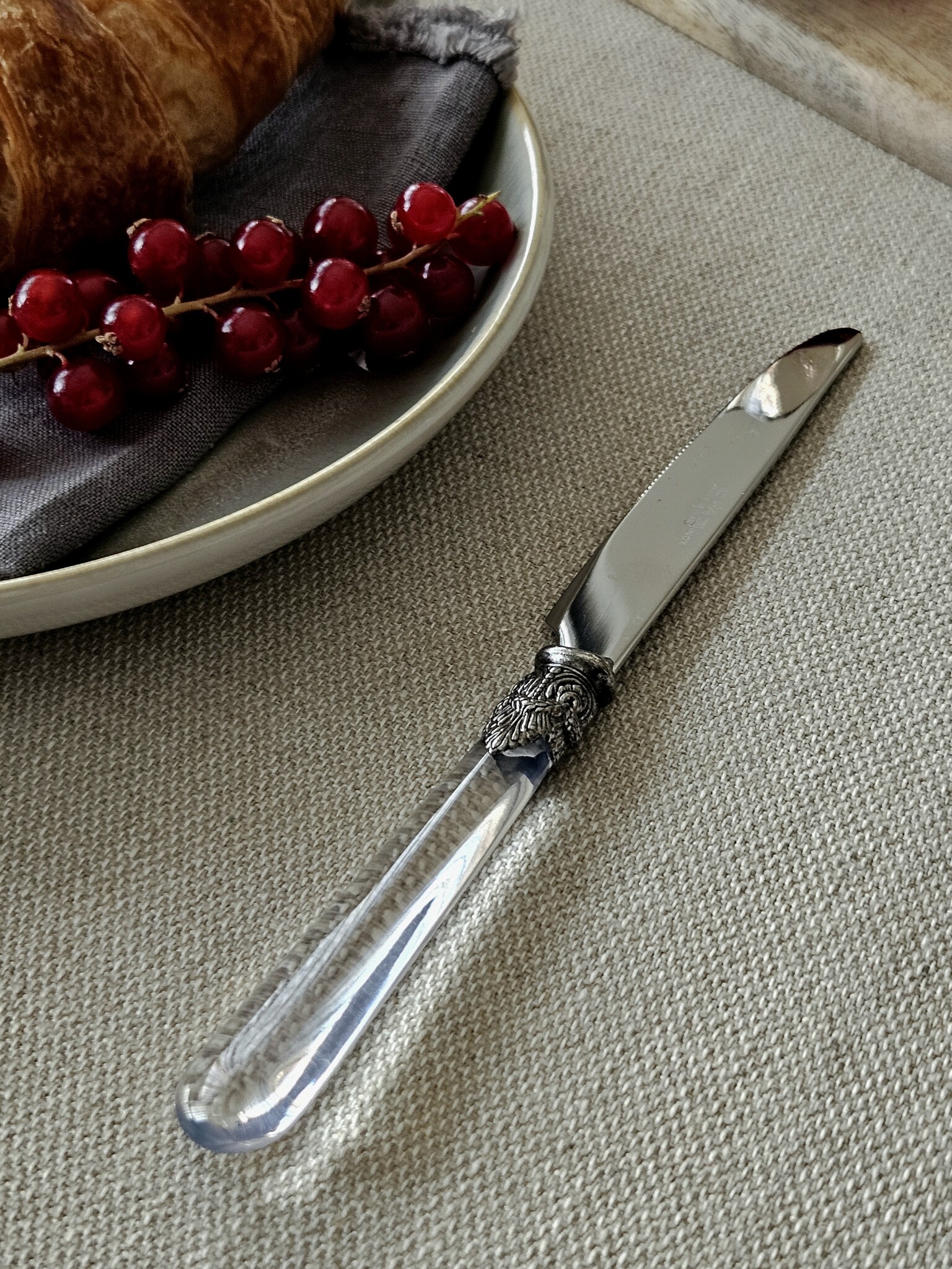 Cuchillo, Transparente, Desayuno