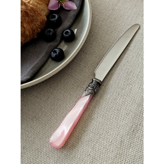Cuchillo, Rosa (nácar), Desayuno