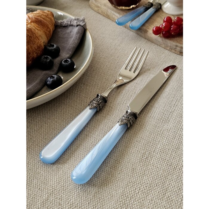 Frühstücksmesser, Hellblau (perlmutt), EME Napoleon