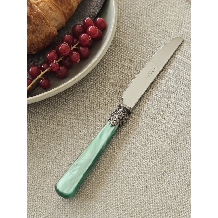 Cuchillo, Azul (nácar), Desayuno