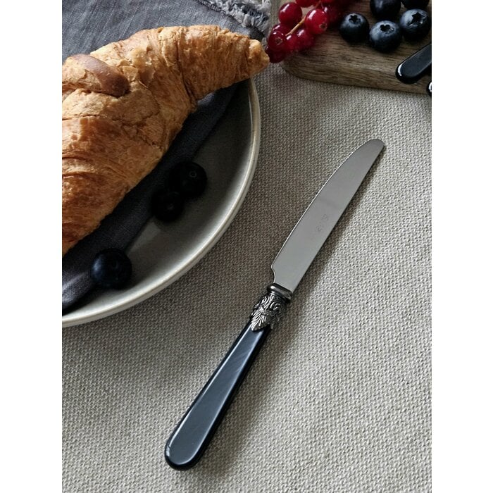 Couteau, Noir (nacré), Petit-Déjeuner