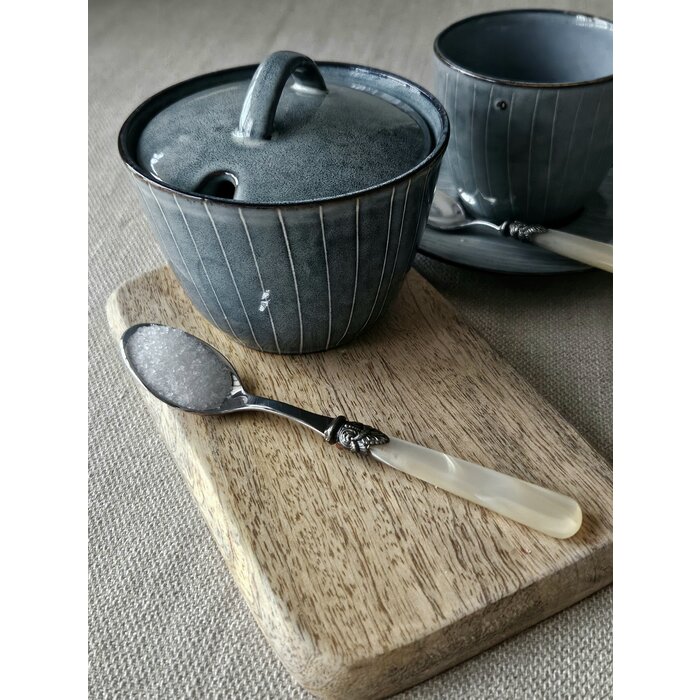 Cucharilla para azúcar, Marfil (brillo nácar)