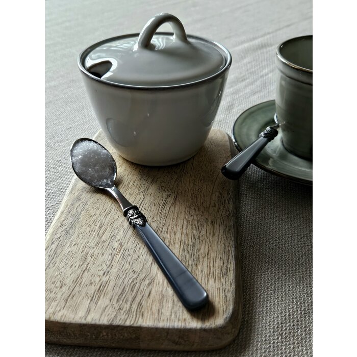 Cucharilla para azúcar, Gris (brillo nácar)