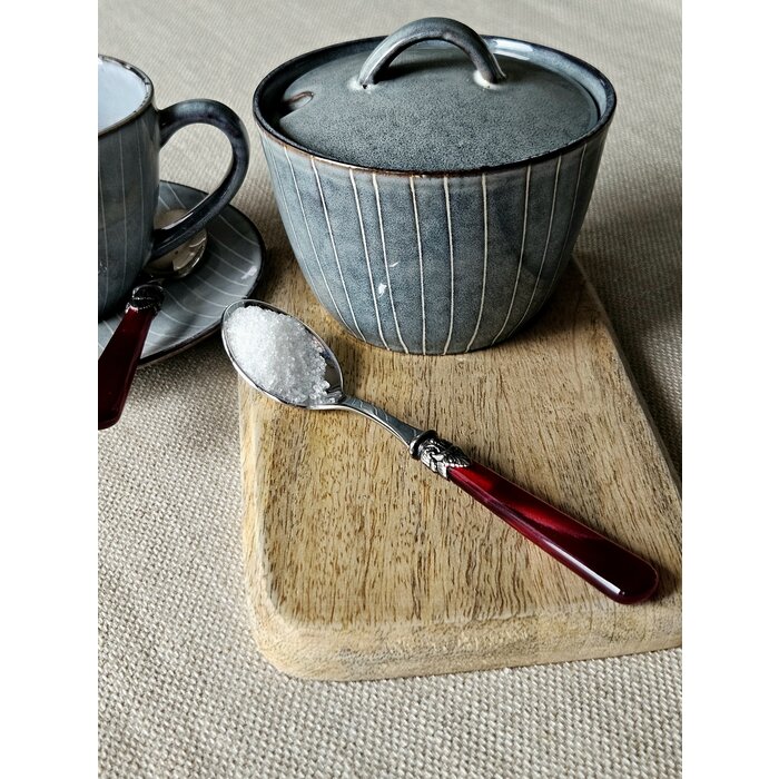 Cucharilla para azúcar, Rojo (brillo nácar)