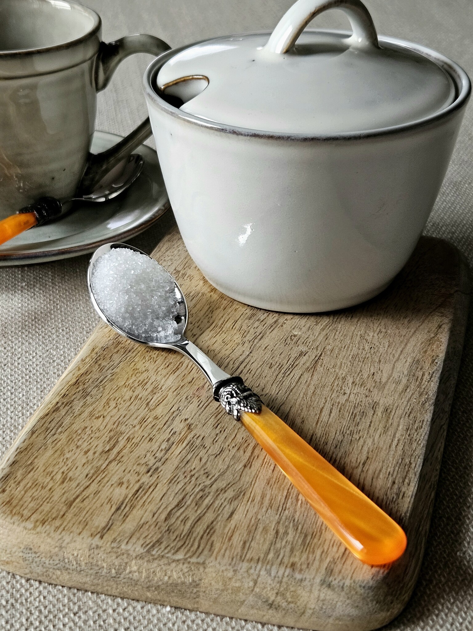 Cuillère à sucre, Orange (nacré)
