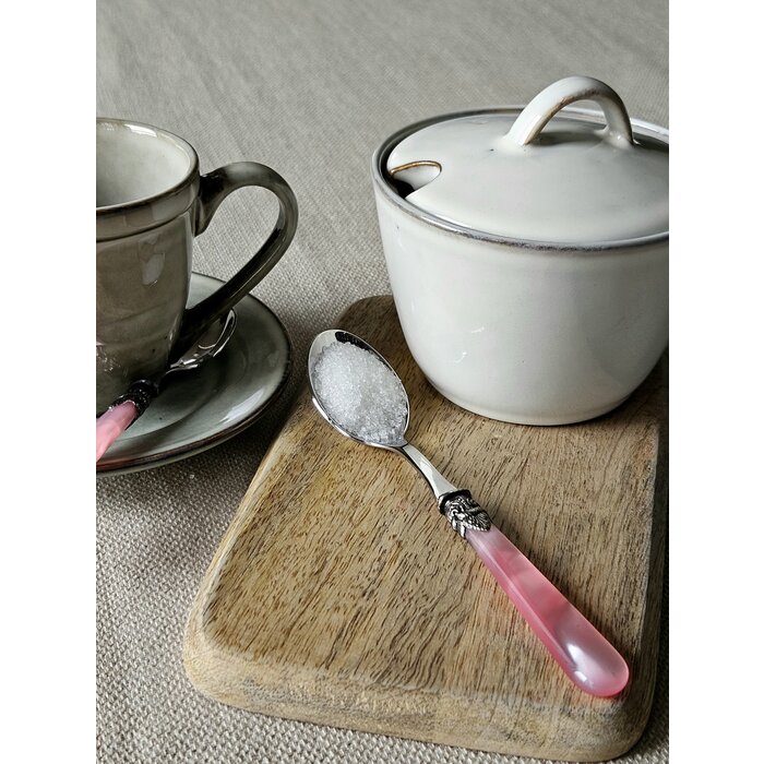 Cucharilla para azúcar, Rosa (nácar)