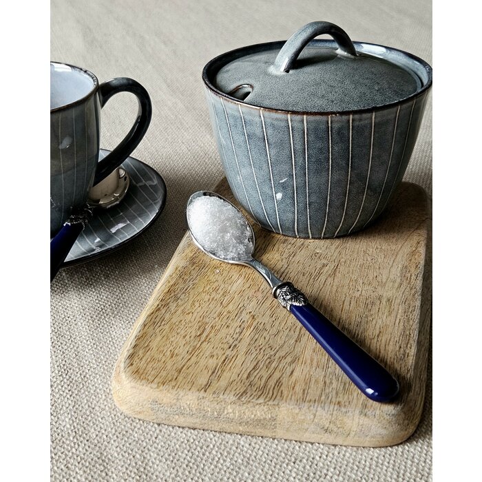 Sugar spoon, Blue (matte)